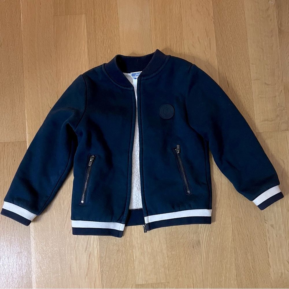 JACADI boy varsity style cardigan